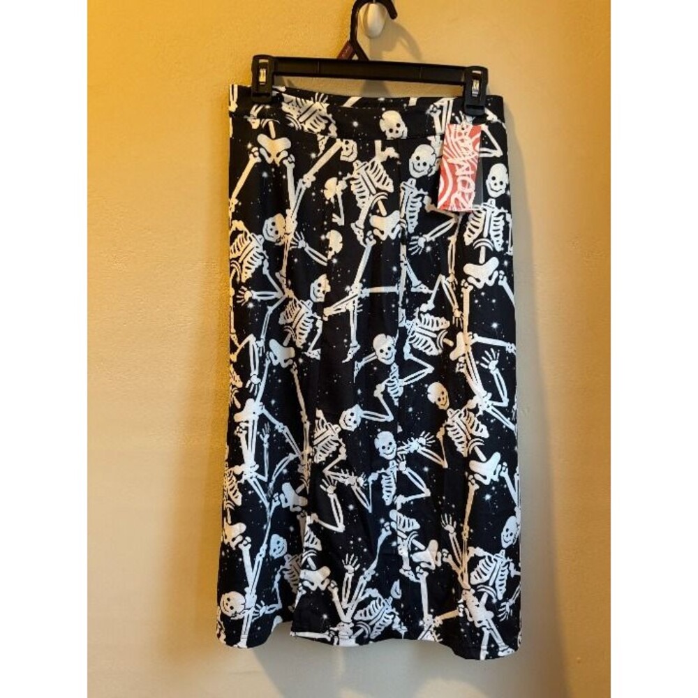 NWT Skeleton Midi Skirt